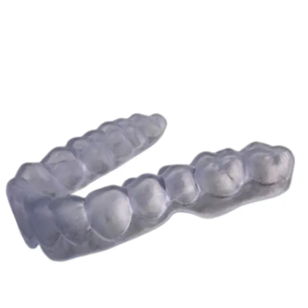 Rigid printed KeySplint appliance on the model